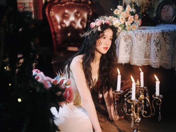 稀缺邻家恬静游艇演员打包超好看的法式少女写真复古温柔的少女。微醺，就第5张